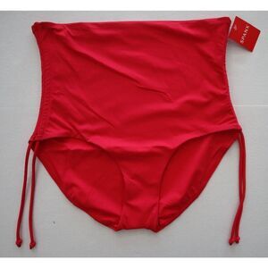 Spanx 50126R Women's Sz S Hibiscus Pink Adjustable High-Rise Swim Brief Bottoms